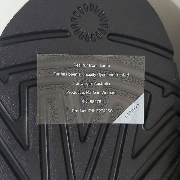 UGG Classic Ultra Mini Boot Black Suede Wool Ankle Shoe Men's US 9 New - Picture 10 of 13